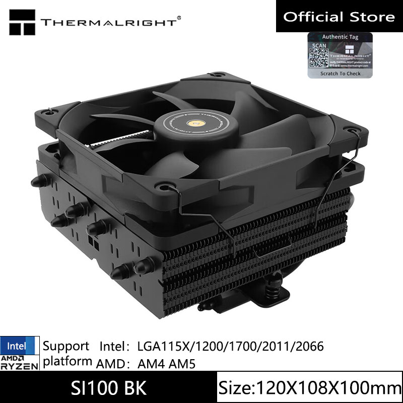 Air Cooler Cpu - Thermalright TR-SI-100 luftgekühlter Kühler, 100 mm
