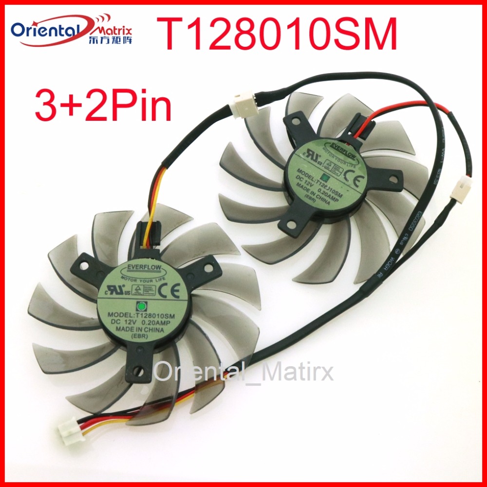 Cpu Cooler - Freies Verschiffen T128010SM 75mm DC12V 0.20A