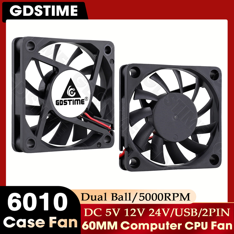 Gpu Cooler - GDSTIME 60mm Lüfter 24V 12V Ventilator