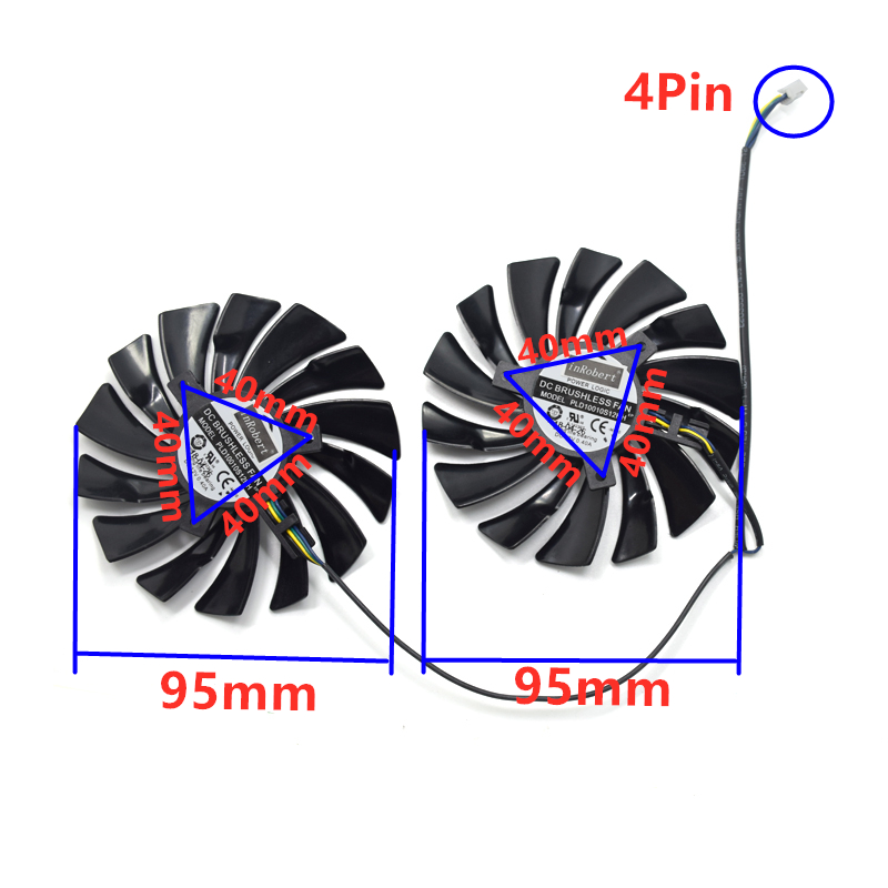 2Pcs 95mm PLD10010S12HH Video  – Cpu Cooler Bewertung und Preis