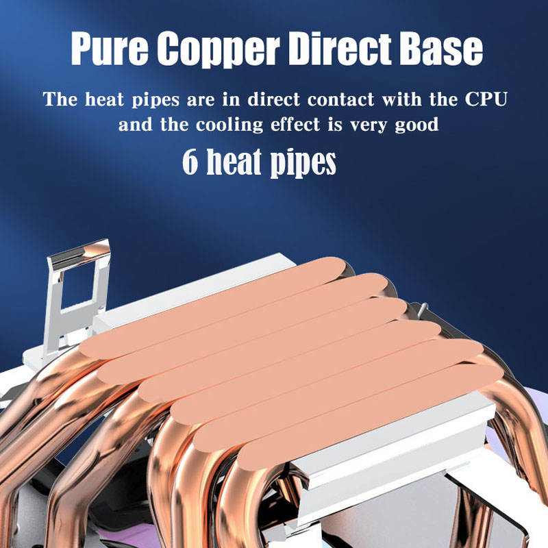 6 Heatpipe CPU-Kühler 4Pin PWM – Air Cooler Cpu Bewertung und Preis