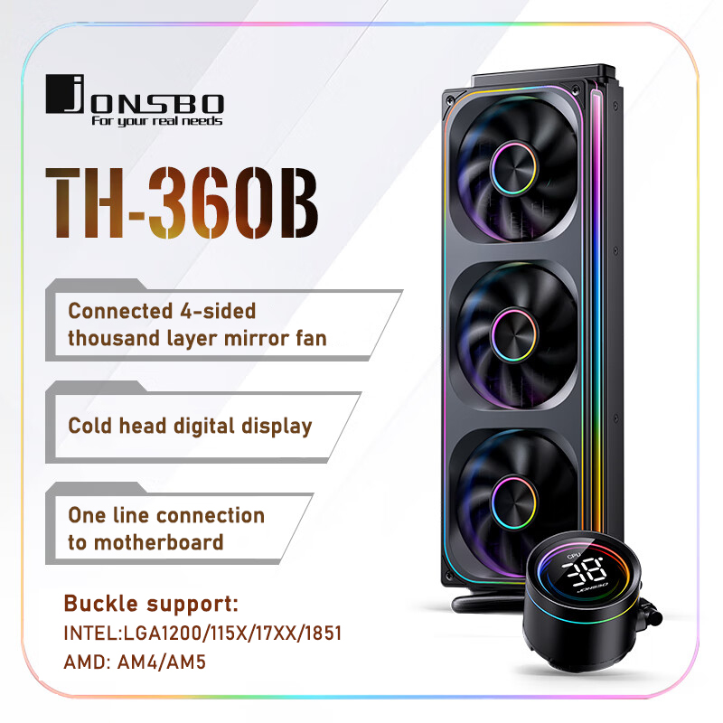 Jonsbo TH-360 AIO CPU Flüssigk – Aio Liquid Cooler Bewertung und Preis